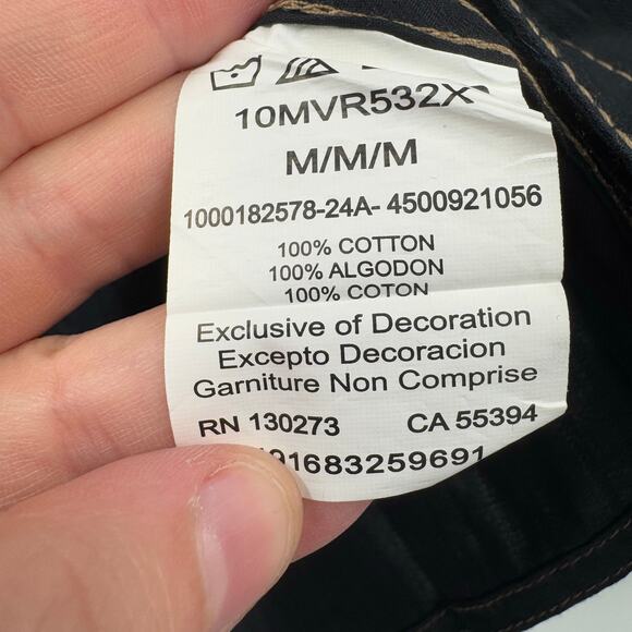 MEN'S WRANGLER RETRO® LONG SLEEVE WESTERN SNAP SOLID DOBBY SHIRT - Picture 4 of 8